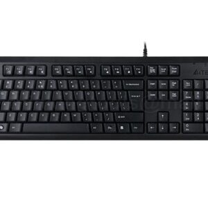 Ormocnet A4TECH KRS-92 USB COMFORT ROUND EDGED KEYBOARD (BLACK)