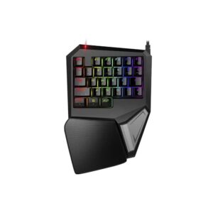 Game Titan T9 Plus Wired Single-Handed Gaming Keypad, Rgb Backlight,10 Backlighting Effects