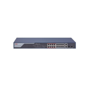 Hikvision Ethernet Switch Ds-3E0318P-E(B) 16 Port 100 Mbps Long Range Unmanaged Poe Switch