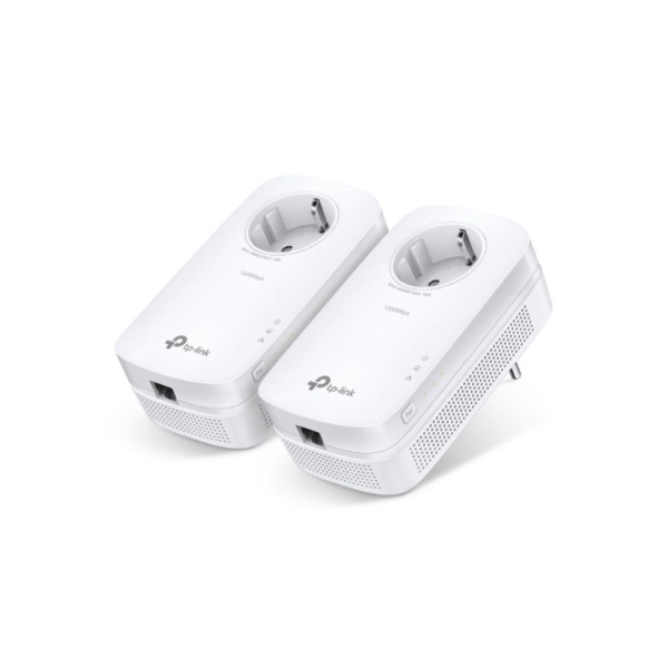 Tp-Link Pa8010P 1200Mbps Av1200 Gigabit Passthrough Powerline Starter Kit